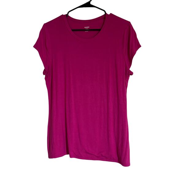 Express women’s fitted tee size XL Neon Berry - Picture 1 of 4